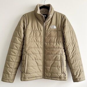 The North Face Women's Beige Reversible Puffer Jacket